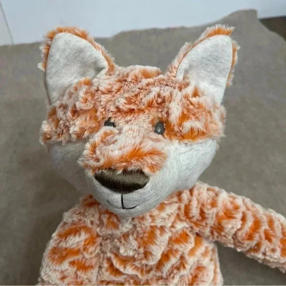 Demdaco Heartful Hugs Weighted Orange Fox Stuffed Plush Animal Toy - Picture 6 of 10